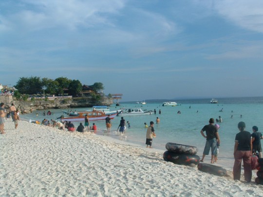 Awash with speeding banana boats, empty drinks cartons and "Hello Mister" screaming local tourists.